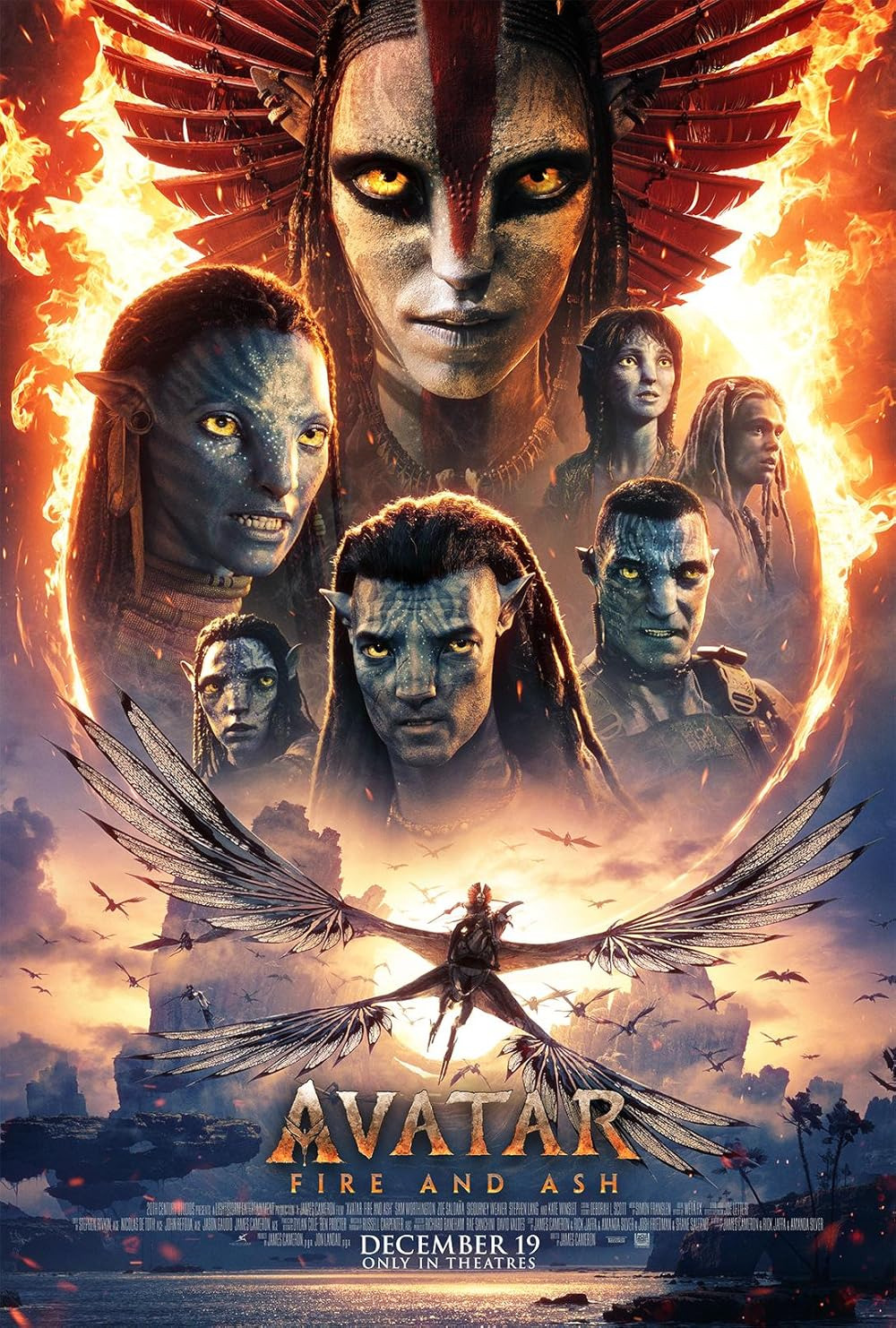 Póster de Avatar: Fire and Ash